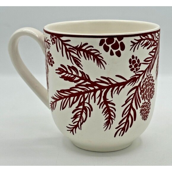 Bee & Willow Set of 4 Vail Pine Tree Mugs Bed Bath & Beyond Exclusive NIB NOS - Picture 15 of 16